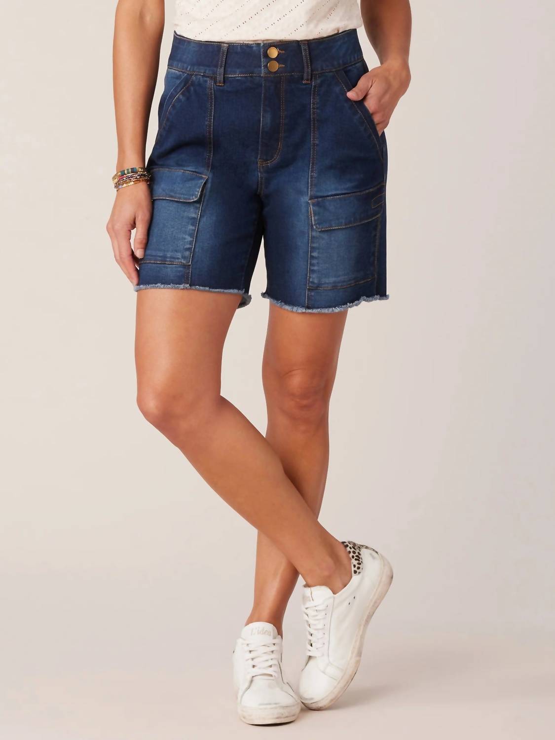 Democracy Double Button Cargo Short